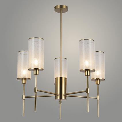 Люстра 40319/5 BRASS латунь 5х60W E14 d650 h770, SJNG23