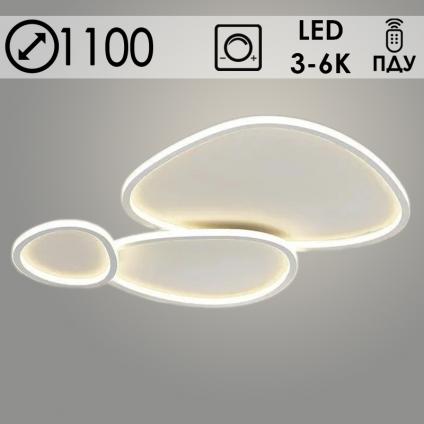 Светильник PRD1003/1100 WH белый 196W LED 3000К-6000К d1100 ПДУ диммер, PRD23