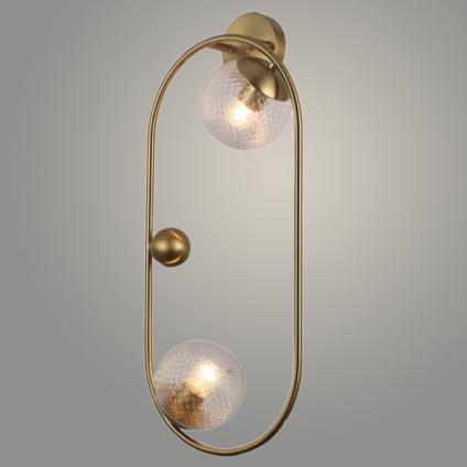 Бра 40282/2W BRASS латунь 2х60W E27 h600, SJNG23