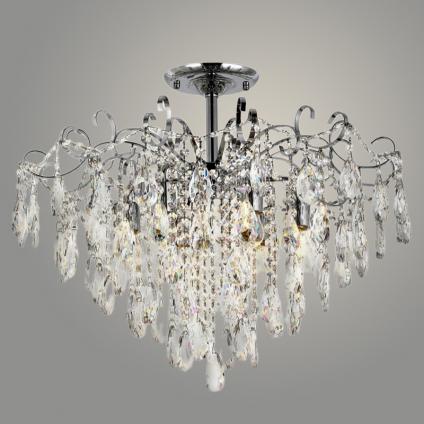 Люстра RS5012/6 CR хром 6х60W E27 d610 h495, OMG23