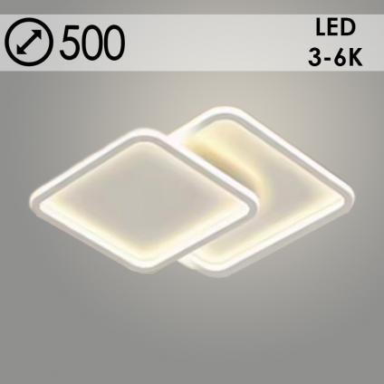 Светильник PRD1004/500 WH белый 98W LED 3000К-6000К d500, PRD23