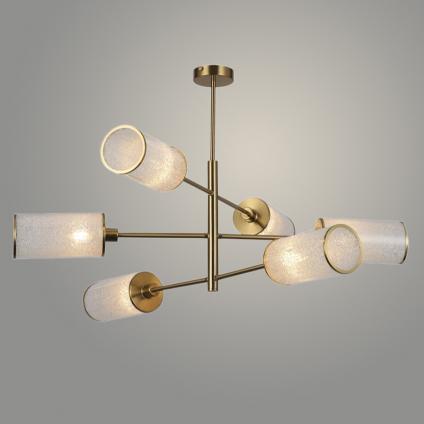 Люстра 40319/6 BRASS латунь 6х60W E14 d1000 h546, SJNG23