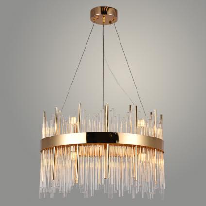 Люстра 5064/500 GD золото/хрусталь 10x60W E14 d500 h330, SDA23 У1