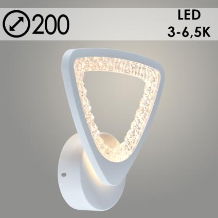 Бра LI8408/1B WT белый 20W LED 3000-6500K d200, HN23