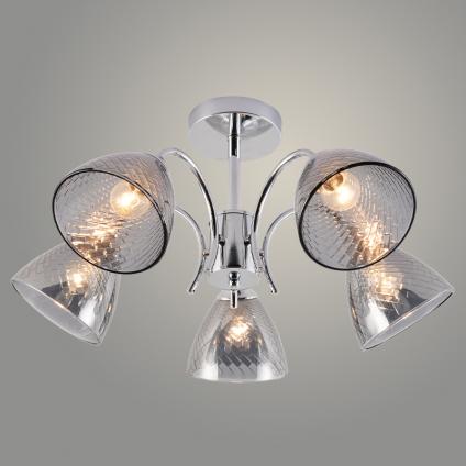 Люстра XA1505B/5 CR хром 5х60W E27 d580 h280, HN23