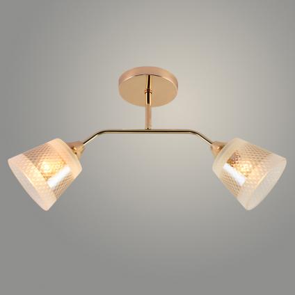 Люстра XA1449/2 FGD золото 2х60W E27 d520 h270, HN23