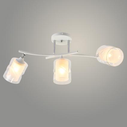 Люстра XA1439B/3 WH+CR белый/хром 3х60W E27 d630 h250, HN23