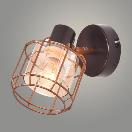 Спот 23090024/1 COF+FGD кофе/золото 1х40W E14 h165, XLD23