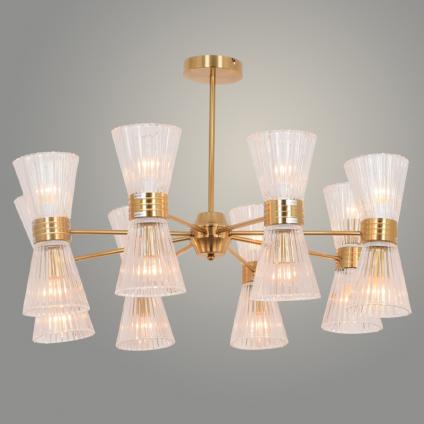 Люстра 23584/16 AB бронза 16х40W E14 d720 h800, XLD23 У1