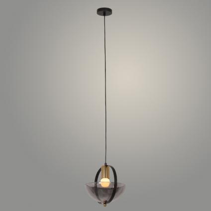 Подвес 230911/1HQ BK+SMOKE черный 1х40W E27 d200 h1200, XLD23