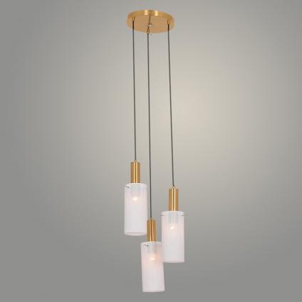 Подвес 230914/3HQ A BRO+WT бронза 3х40W E27 d300 h1300, XLD23