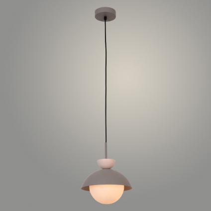 Подвес BK8917/1HQ C BG+GR+WT бежевый/серый 1х40W E27 d200 h1200, XLD23