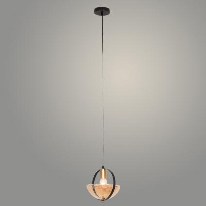 Подвес 230911/1HQ BK+AM черный 1х40W E27 d200 h1200, XLD23