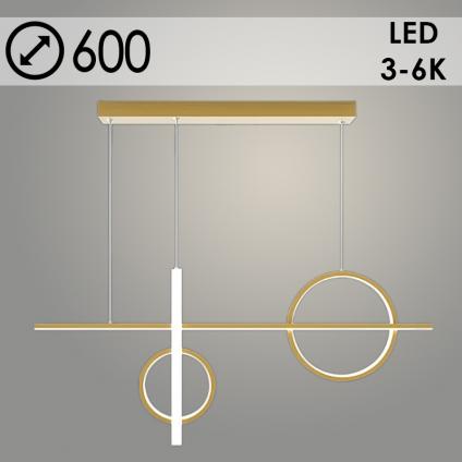 Люстра 230935 BRO бронза 35W LED 3000-6000K d600, XLD23