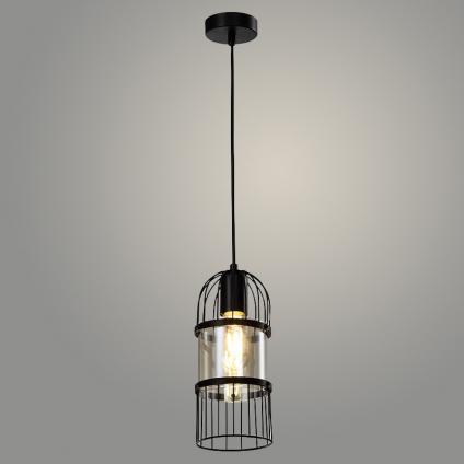 Подвес 19913/1HQ BK+COG черный 1х40W E27 h1000, WAN23