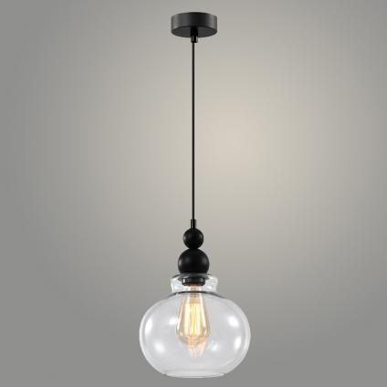 Подвес 21692/1HQ BK черный 1х40W E27 h1000, WAN23