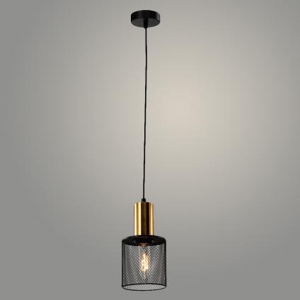 Подвес 23778/1HQ A BK+BR черный/латунь 1х40W E27 h1000, WAN23