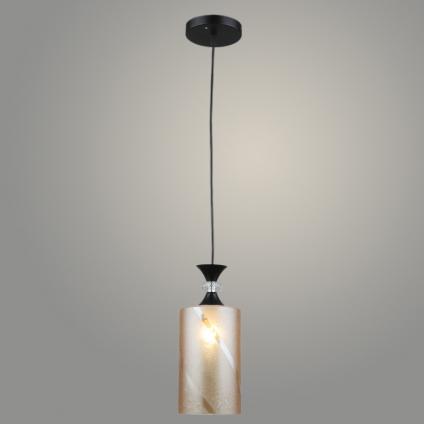 Подвес N5837/1HQ BK+AM черный 1х40W Е27 d120 h800, QH23