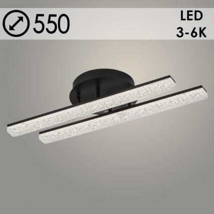 Люстра 3749/2C BK черный 56W LED 3000-6000K d550 h90, SSH23