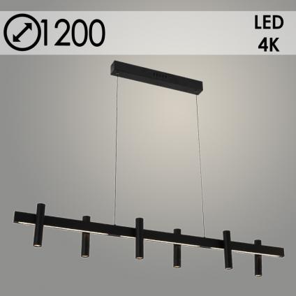 Люстра MD23097-120S/P BK черный 70W LED 4000К d1200, FIT23