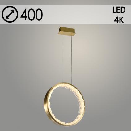 Подвес MD20016-40B/P GD золото 45W LED 4000К d400, FIT23