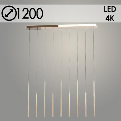 Люстра MD22303-9AB/P AB бронза 18W LED 4000К d1200, FIT23