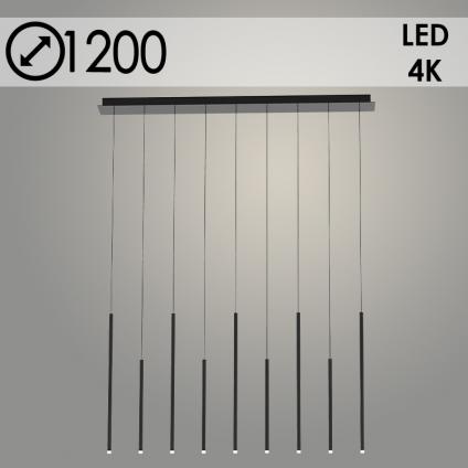 Люстра MD22303-9BK/P BK черный 18W LED 4000К d1200, FIT23