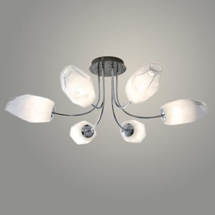 Люстра TGXD86059A-750/6 CH+BK хром 6x5W G9 d750 h260, XUAN24