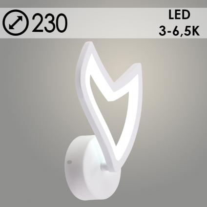 Бра LI9822A/1 WT белый LED 20W 3000-6500K d230, HN23