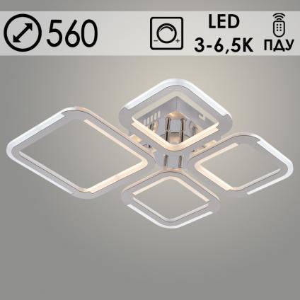 Люстра LI09821C/3+1 PR CR хром 74W LED 3000-6500K d560 ПДУ(ИК) диммер, HN23
