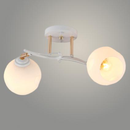 Люстра 07073/2 GD+WT золото/белый 2x40W E27 d440 h220, GNV23