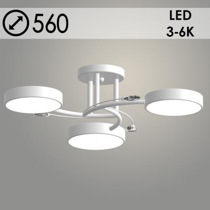 Люстра XI3255/3 WT белый 54W LED 3000-6000K d560 h130, HN23