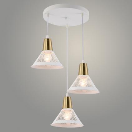 Подвес XA3221/3HQ WH+COPPER белый/медь 3х60W Е27 d390 h1000, HN23