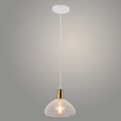 Подвес XA3204/1HQ WH+COPPER белый/медь 1х60W Е27 d225 h1000, HN23