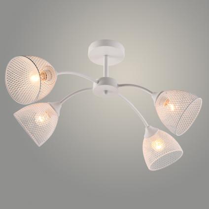 Люстра XA1562B/4 WH белый 4х60W E27 d690 h320, HN23