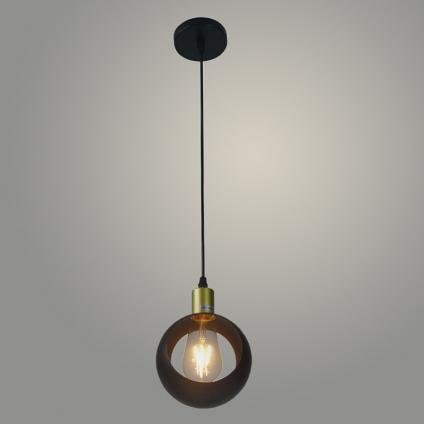Подвес MDD030208/1 BK черный 1х40 E27 d150 h1000, SHGN21