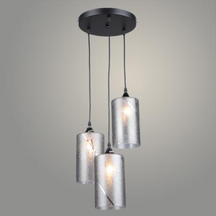 Подвес N6540/3HQ BK черный 3х60W E27 d330 h800, QH24