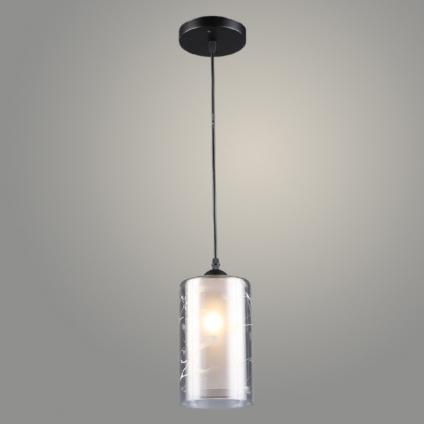 Подвес N6552/1HQ BK черный 1х60W E27 d120 h800, QH24