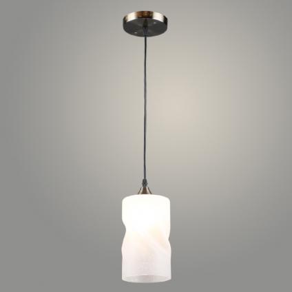 Подвес N6522/1HQ AB+BK бронза/черный 1х60W E27 d120 h800, QH24