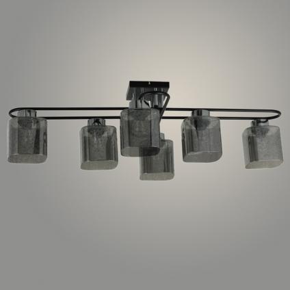 Люстра 07380/6 BK+CR черный/хром 6x40W E27 d830 h240, GNV24