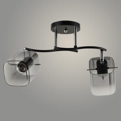 Люстра 07370/2 BK+CR черный/хром 2x40W E27 d350 h280, GNV24