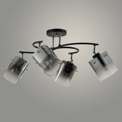 Люстра 07370/4 BK+CR черный/хром 4x40W E27 d460 h280, GNV24