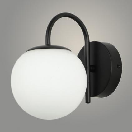 Бра 74585/1W BK+WT черный/белый 1x40W E27 h190, GNV24
