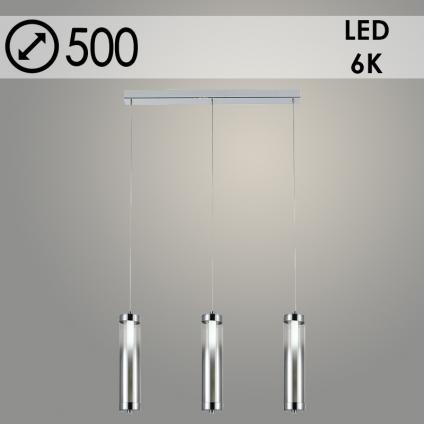 Подвес 2662/3HT CH+SM хром 3x8W LED 6000К d500 h1000, GNV24