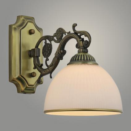 Бра 74406/1W AB бронза 1х40W E27 d260 h210, GNV24