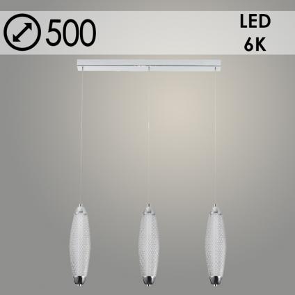 Подвес 2667/3HT CH хром 3x8W LED 6000К d500 h1000, GNV24