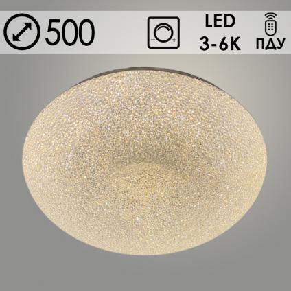 Светильник 23365/500 CL WT белый 96W LED 3000К-6000К d500 ПДУ(ИК) диммер, 24