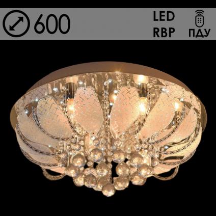 Люстра 55788/600 CR хром 8х40W E14 LED-RBP ПДУ d600 h270, 24
