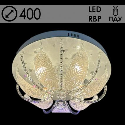Люстра 55827/400 CR хром 4х40W E14 LED-RBP ПДУ d400 h210, 24