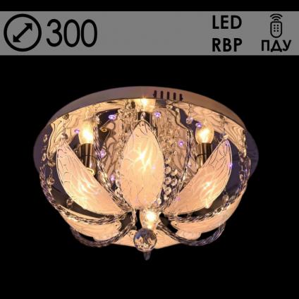 Люстра 55818/300 CR хром 3х40W E14 LED-RBP ПДУ d300 h210, 24